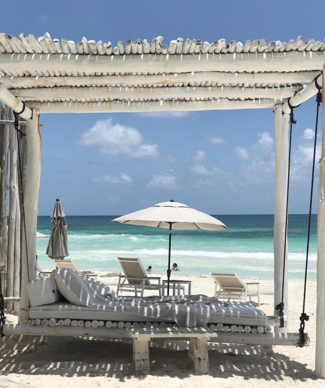 Playa Mambo Eco Cabanas Hotel Tulum Pueblo Buitenkant foto
