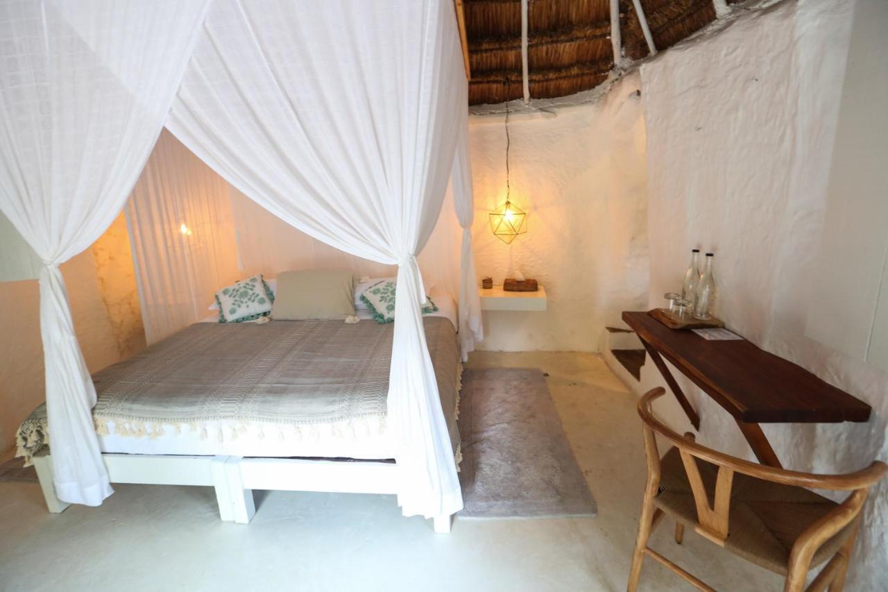 Playa Mambo Eco Cabanas Hotel Tulum Pueblo Buitenkant foto